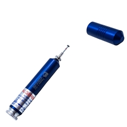 Algerbrush 2 Pteryguim, Battery Operated Single Speed Motorized Handpiece With Tip Cover and 4.0mm Tip Wheel Shaped Diamond Burr Fine Grit And One "AA" Battery, And Overall Length Of 4 1/8" (105mm)  